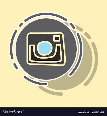 Sticker unusual look web icon of modern lineart vector image