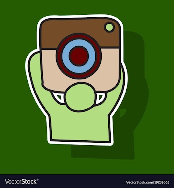 Sticker unusual look web icon of modern lineart vector image