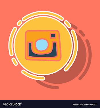 Sticker unusual look web icon of modern lineart vector image