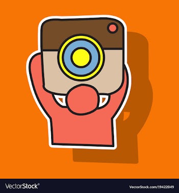 Sticker unusual look web icon of modern lineart vector image