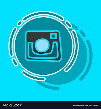 Sticker unusual look web icon of modern lineart vector image
