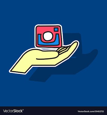 Sticker unusual look web icon of modern lineart vector image