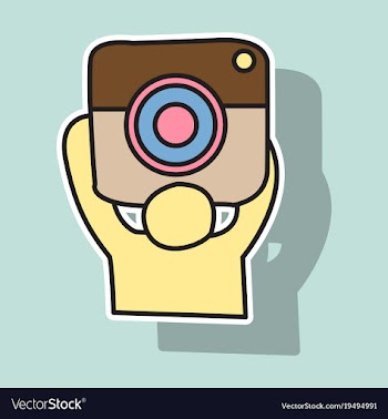 Sticker unusual look web icon of modern lineart vector image