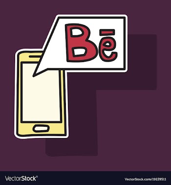 Sticker unusual look web icon of modern social vector image