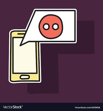 Sticker unusual look web icon of modern social vector image