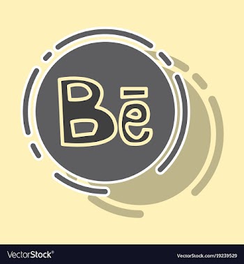 Sticker unusual look web icon of modern social vector image