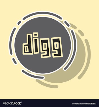 Sticker unusual look web icon of modern social vector image