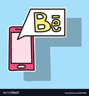 Sticker unusual look web icon of modern social vector image
