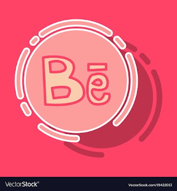 Sticker unusual look web icon of modern social vector image