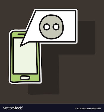 Sticker unusual look web icon of modern social vector image