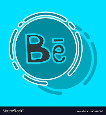 Sticker unusual look web icon of modern social vector image