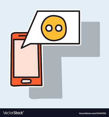 Sticker unusual look web icon of modern social vector image