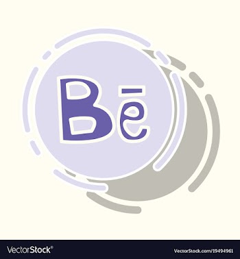 Sticker unusual look web icon of modern social vector image