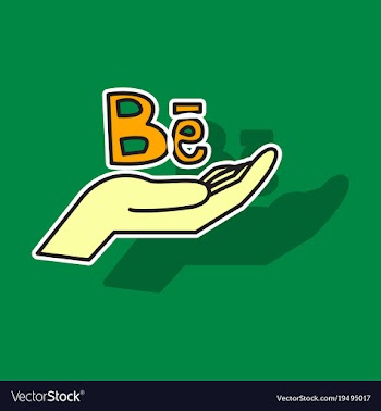 Sticker unusual look web icon of modern social vector image