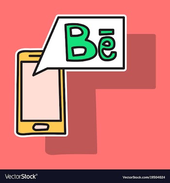 Sticker unusual look web icon of modern social vector image