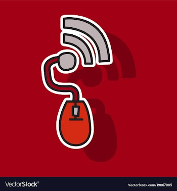 Sticker unusual look wifi signal vector image