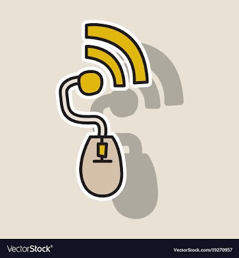 Sticker unusual look wifi signal vector image