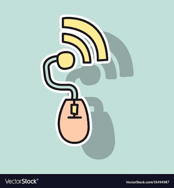 Sticker unusual look wifi signal vector image