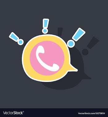 Sticker viber flat icon element template for vector image