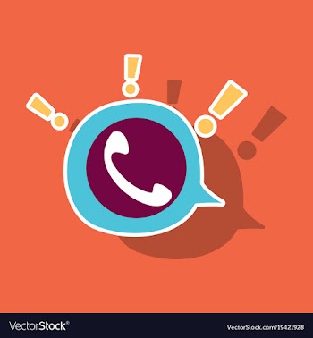 Sticker viber flat icon element template for vector image