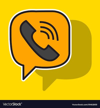 Sticker viber flat icon element template for vector image