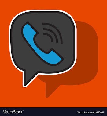 Sticker viber flat icon element template for vector image