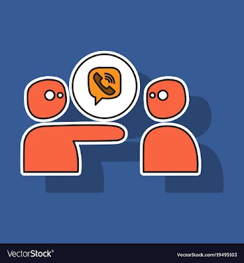 Sticker viber flat icon element template for vector image