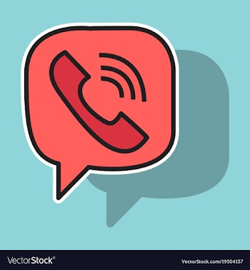 Sticker viber flat icon element template for vector image