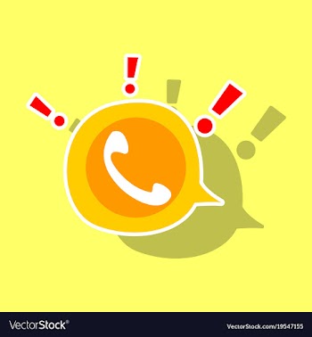 Sticker viber flat icon element template for vector image