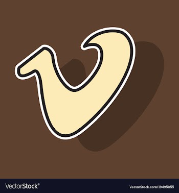 Sticker vimeo icon on background vector image