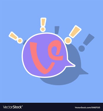 Sticker vine icon in thinking cloud vector image