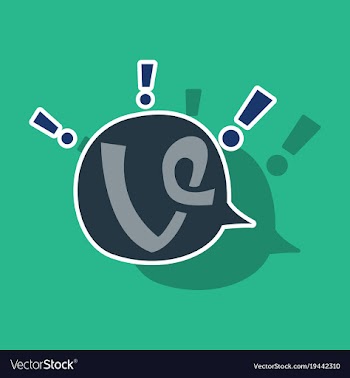 Sticker vine icon in thinking cloud vector image
