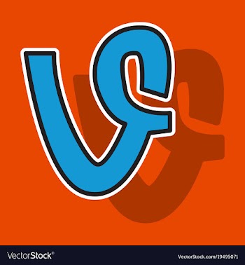 Sticker vine icon vector image