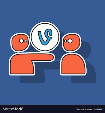 Sticker vine icon vector image