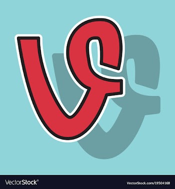 Sticker vine icon vector image