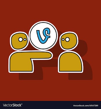 Sticker vine icon vector image