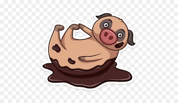 Sticker VK Clip art Dog Illustration - buny ecommerce 
