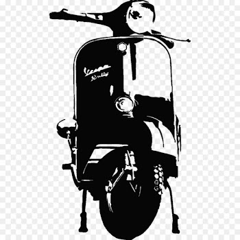Sticker Wall decal Motorcycle - vespa 