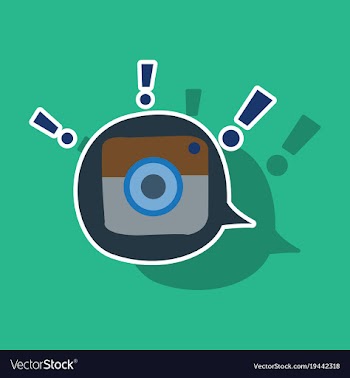 Sticker web icon of modern lineart camera digital vector image