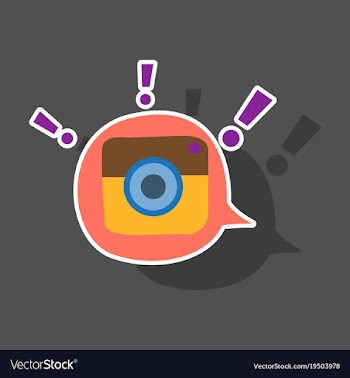 Sticker web icon of modern lineart camera digital vector image