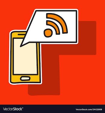 Sticker wifi signal vector image