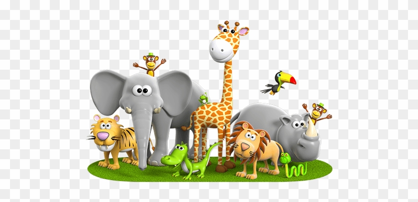 Stickers For Kids - Jungle Animals Png
