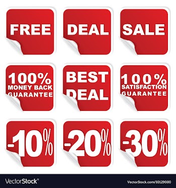 Stickers vector image
