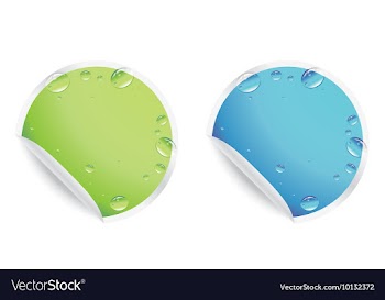 Stickers vector image