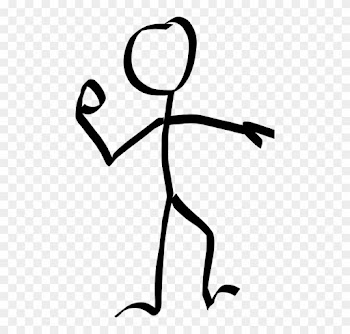 Stickman Stick Figure Matchstick Man Throwing - Stick People Transparent Background