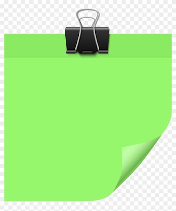 Sticky Note Green Png Clip Art - Sticky Notes Blue