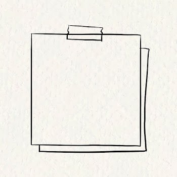 Sticky note, paper in hand drawn style on… | Free stock illustration | High Resolution graphic