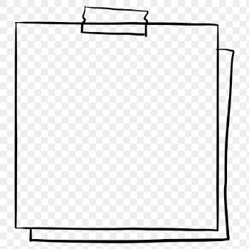 Sticky note png paper element in hand drawn… | Free stock illustration | High Resolution graphic