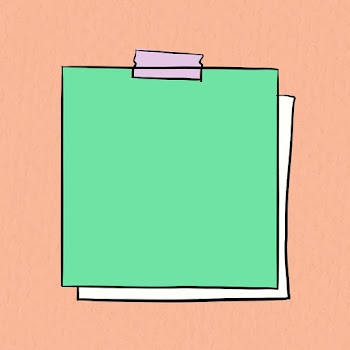 Sticky note psd on pastel orange background | Free stock illustration | High Resolution graphic