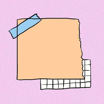 Sticky note psd on pastel pink background | Free stock illustration | High Resolution graphic